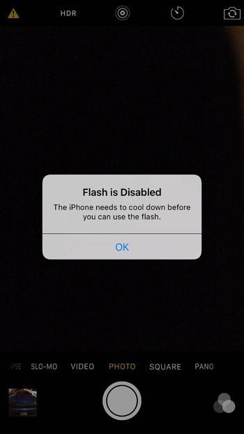 机身过热所致？iPhone 6s闪光灯罢工了 