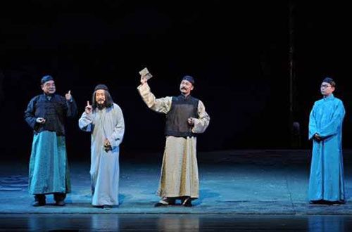 人艺话剧《莲花》现场剧照：开场