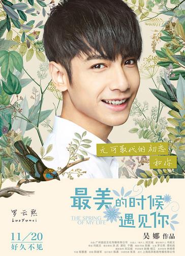 《最美的时候遇见你》发海报 定档11月20日