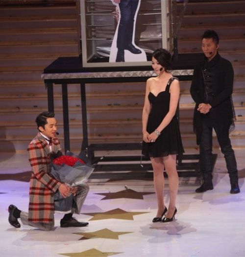 明星求婚不容易，场地也是各有新意