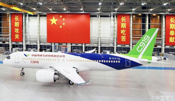 C919就是 中国制造 核心权利由中方持有-千龙