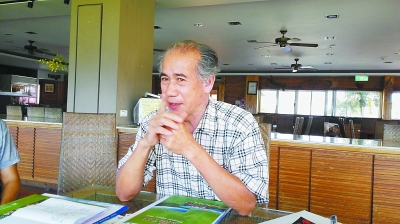 香格里拉休闲农场的主人张清来。 本报记者 颉亚珍摄