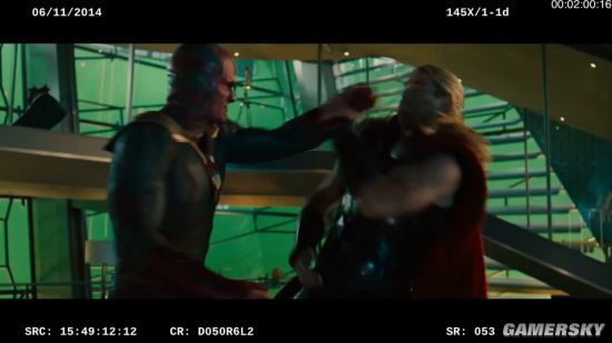 《复联2》删减片段曝光 幻视雷神大打出手(3)-