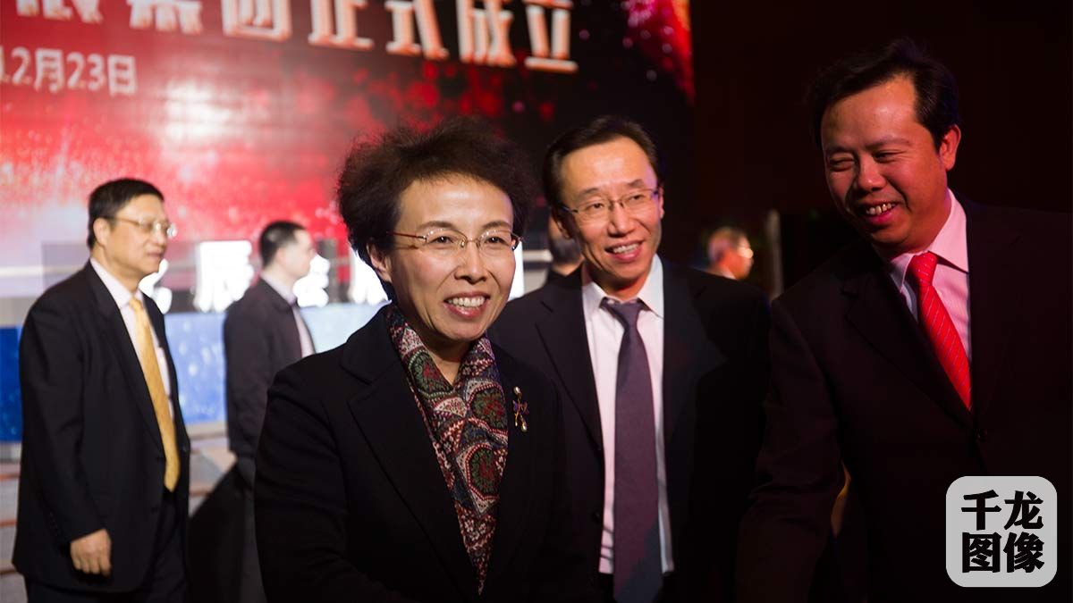 北京市副市长程红参加北辰集团成立大会