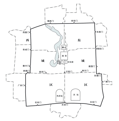 2010年后北京中心城区图