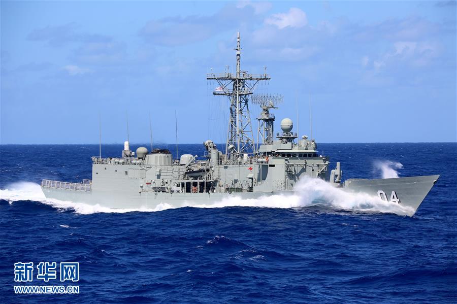 （XHDW·图文互动）（1）中澳海军在南太平洋举行联合演练