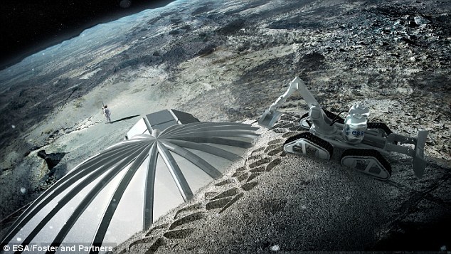 2030年人类移民月球?欧空局欲3D打印“月球村”