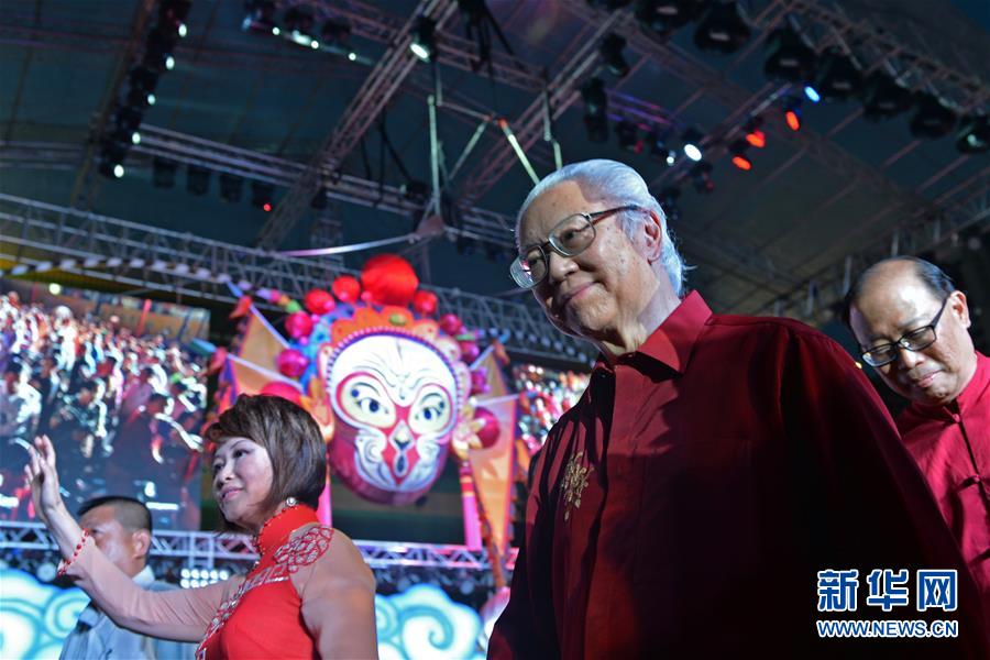 （国际）（5）新加坡举行庆祝农历新年亮灯仪式