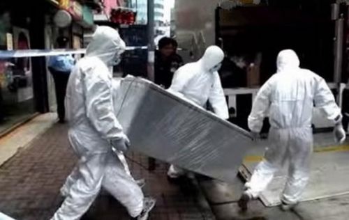 警方处理现场图片