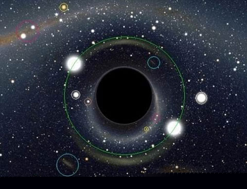 黑洞真实景象模拟 探索宇宙最密集物质状态