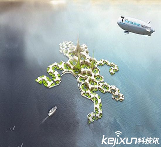 海上家园！2020年美国将建造一座海上漂浮城市