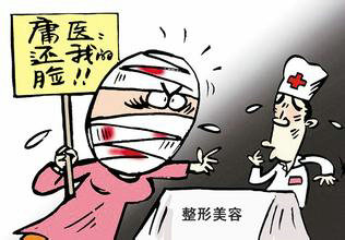 打针整容瞬间失明