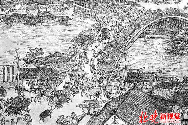 清明上河图局部交通