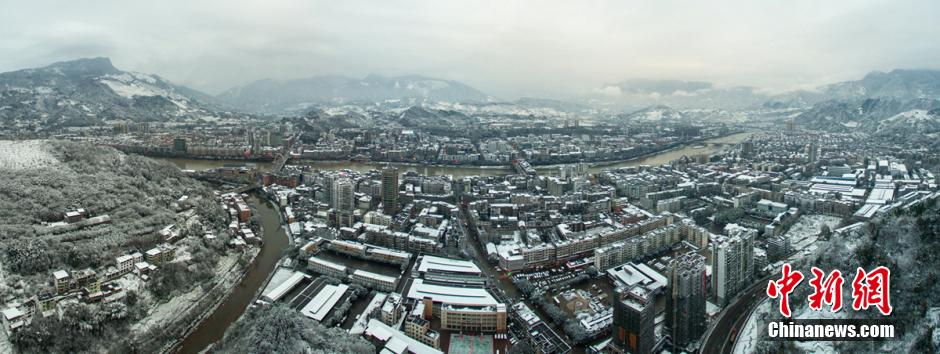 四川雪后盛景美如画卷