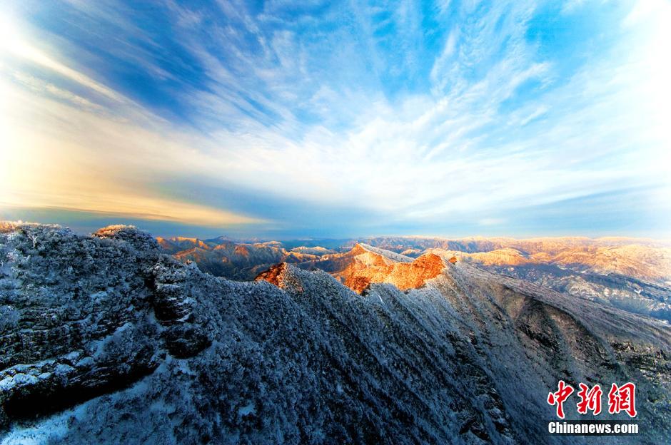 四川雪后盛景美如画卷
