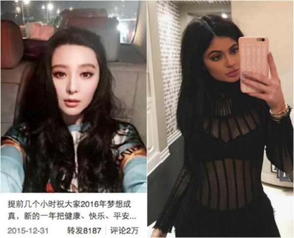 中国女子爱美白美国姑娘爱轮廓？外媒据自拍照评审美差异