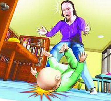 女婴被保姆虐死 眼角含泪死前未瞑目（组图）