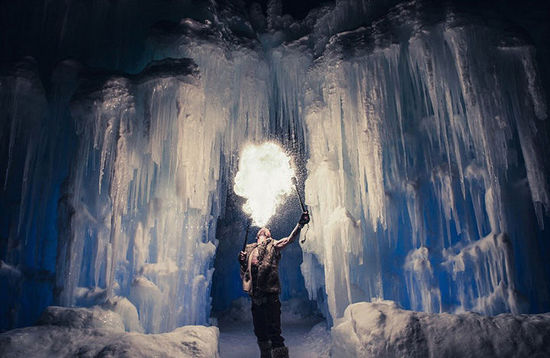 加拿大公园打造现实版“冰雪奇缘”城堡