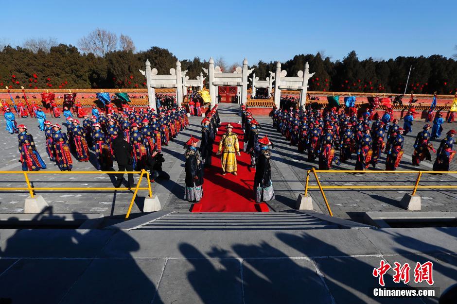 北京地坛庙会开锣迎新春