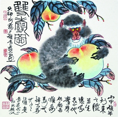  《双寿图》 李燕