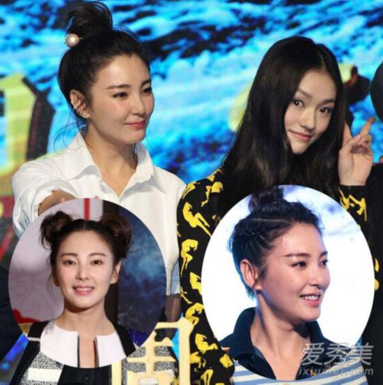 《美人鱼》林允张雨绮发型PK 谁是最美星女郎