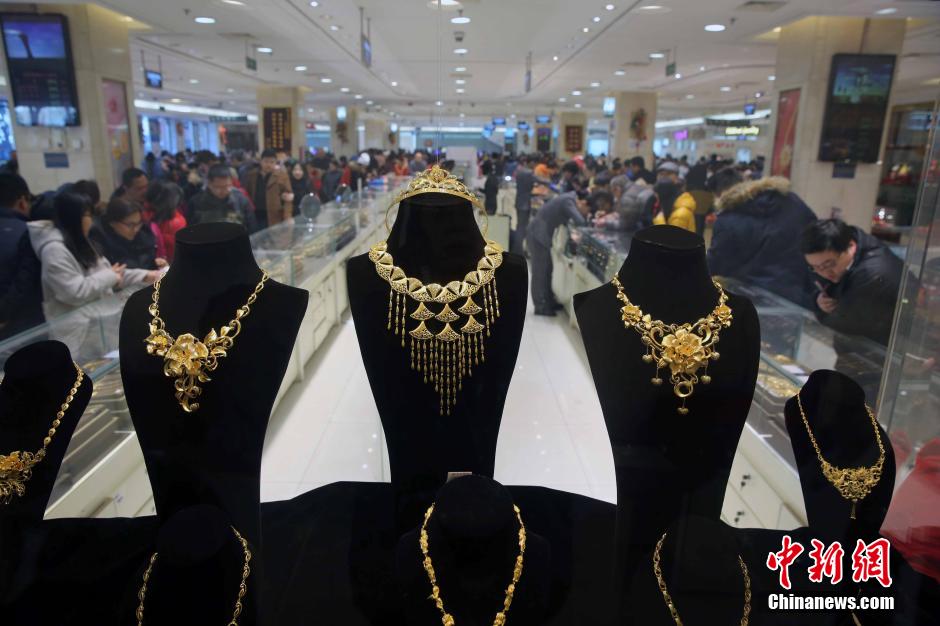 春节期间北京黄金销售市场依然火爆