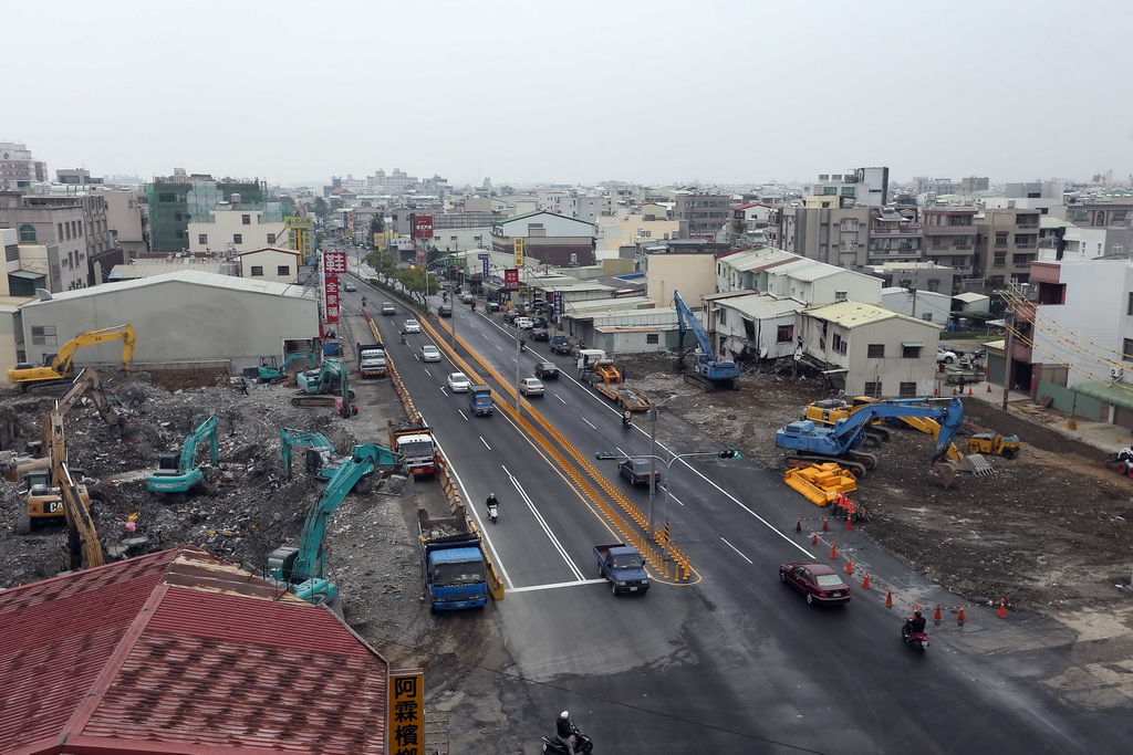 受台南地震损坏的永大路恢复通车【3】