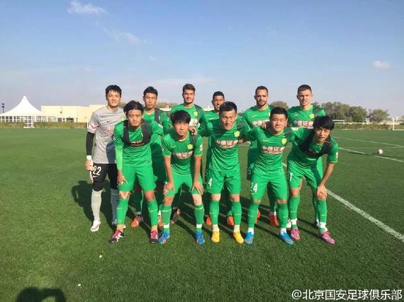 国安迪拜进行热身比赛