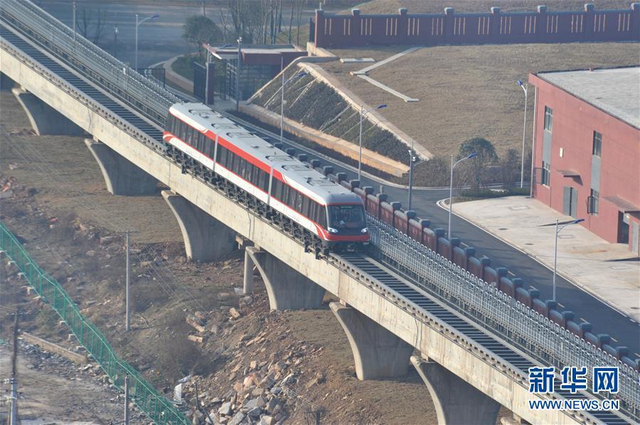 中国首条中低速磁浮铁路最快三月初按图试跑