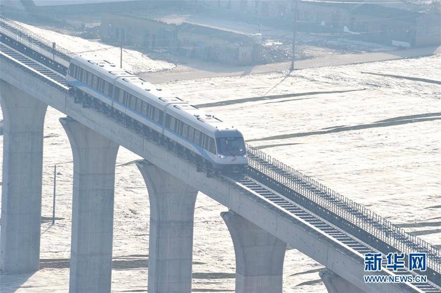 中国首条中低速磁浮铁路最快三月初按图试跑