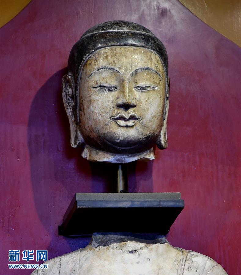 台湾佛光山举行北齐佛首造像回归典礼(3)-千龙