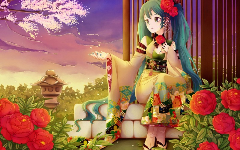 组图：日本动漫和服少女精美图集赏【6】