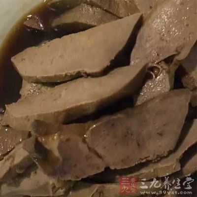 猪肝切斜刀3厘米宽4厘米长不规则四边形