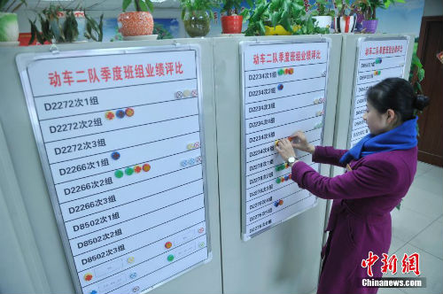 重庆靓丽“动妹”忙碌的春运值乘工作