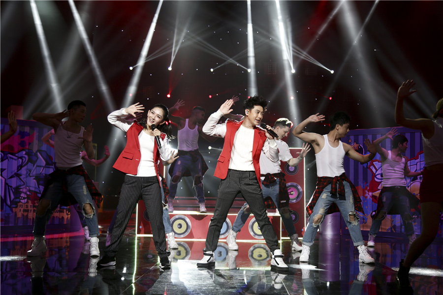 谢娜林志颖演唱