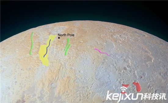 NASA最新高清照片：冥王星北极长这样