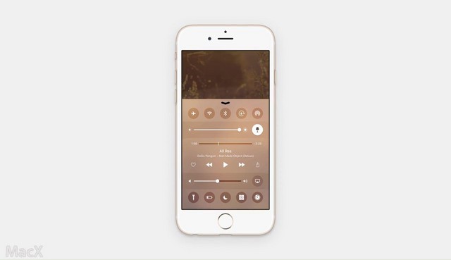 iOS 10 概念渲染：更好用的控制中心，可以任意调整 