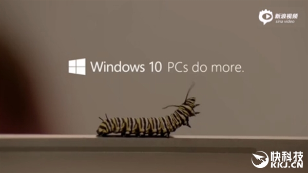 微软请来昆虫做Windows 10广告：苹果Mac弱爆了