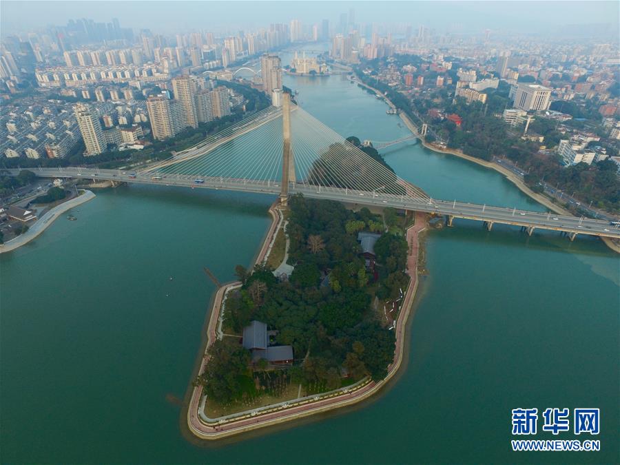 （社会）（1）空中俯瞰福州“爱情之岛”