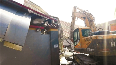 朝阳区拆除3000余平方米违建彩钢房-千龙网·