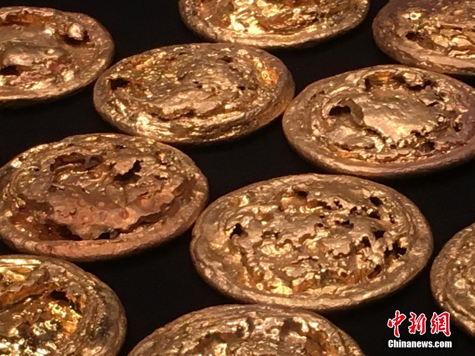 海昏侯墓441件文物亮相北京 各类金器亮眼