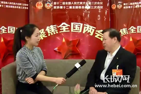 全国人大代表张汝财做客长城网北京直播间。