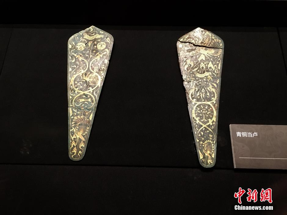 海昏侯墓441件文物亮相北京 青铜制品精美繁复