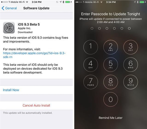 iOS 9.3加入强制升级措施 太霸道了！