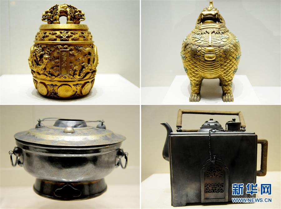 #（文化）（3）沈阳故宫举行院藏清宫金银器展