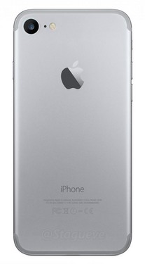 只是少了信号带 疑iPhone 7后壳曝光 