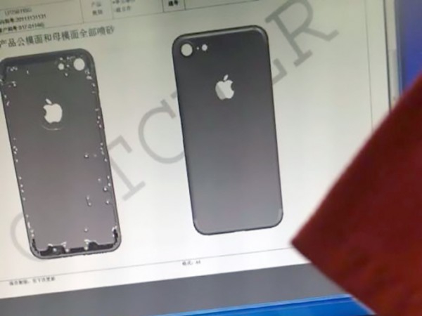 只是少了信号带 疑iPhone 7后壳曝光 