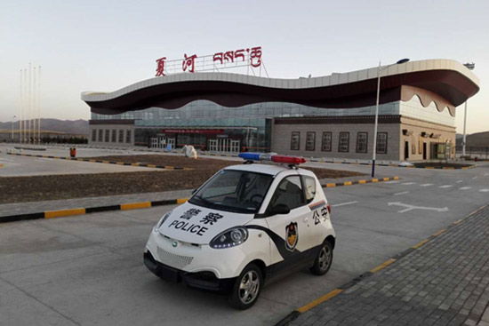 知豆西部地区再发力 小西藏首迎警豆巡逻车-
