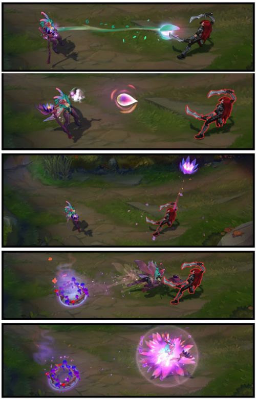 lol死亡绽放卡兹克长者之森乐芙兰 lol6.5版本新皮肤预览