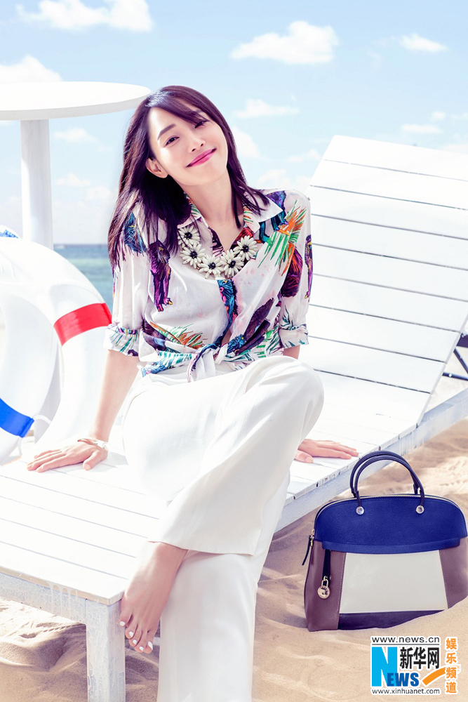  白百何早春 时尚 大片 曝光 温暖阳光青春力MAX